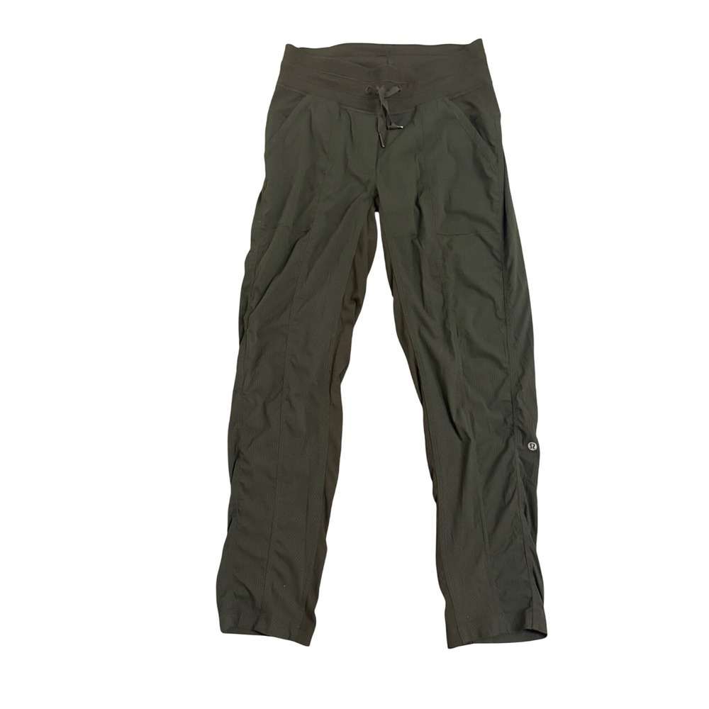 Lululemon Dance Studio Pant III Dark Olive Green Size 6 Relaxed Fit Jogger